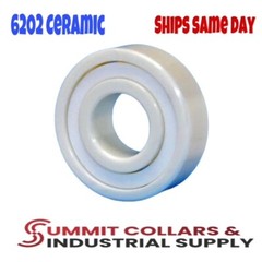 6202-CE Full Ceramic Ball Bearing ZrO2 Zirconia Oxide 15x35x11 mm