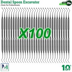 NEW DENTAL EXCAVATOR SET OF RESTORATIVE SPOON DOUBLE ENDED PREMIUM INSTRUMENTS