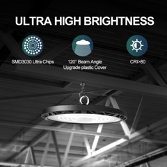 20Pack 400W UFO LED High Bay Light Shop Light Warehouse Commercial Lighting Lamp