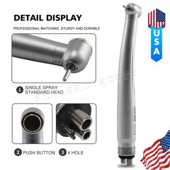 SANDENT NSK Style Dental High Speed Handpiece Clean Head System Push Button