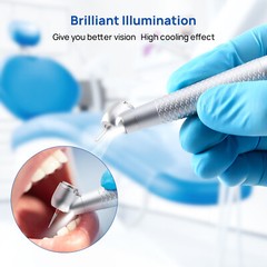 COXO Dental Surgical Handpiece 45° Angle Fit KaVo Fiber Optic 6 Hole Coupler