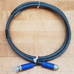 Belden Lumberg RSTS 4S-RKTS 4S-700/2M Cable, 2M, M12 Power Double-Ended, 4 Pin