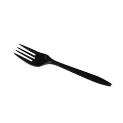 Karat PP Plastic Medium Weight Forks Bulk Box – Black – 1,000 ct, U2000B