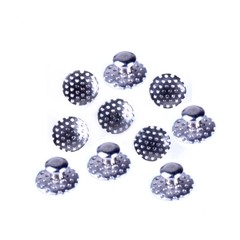 100pcs AZDENT Denal Orthodontic Lingual Buttons Round Perforated Hollow Holes