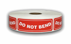 1000 Labels – 1×3 Do Not Bend Label Shipping Adhesive Fragile Stickers