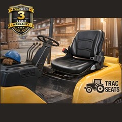 Universal Forklift Seat for Cat, Clark, Komatsu, Nissan, Yale, Toyota, Hyster