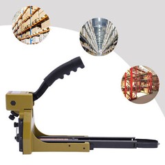 Manual Carton Stapler With 100 Staples Adjustable For Corrugated Boxes