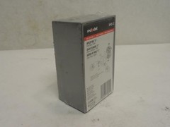 208711 New-No Box; Red-Dot IH5-2 Wet Location Outlet Box; Single Gang; Silver