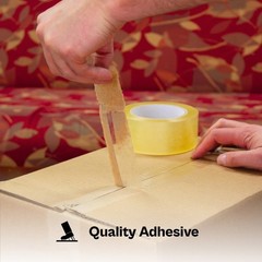 6 Rolls Clear Machine Grade Shipping Tape 2″ x 1000 Yds Packing Tape 1.75 Mil