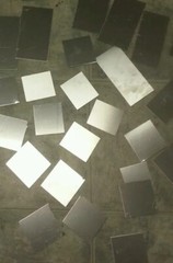 Stainless steel scraps 18 gage Plate random sizes 2 ” to 5 ” TEN PIECE LOT