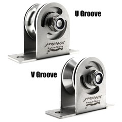 Heyous V Groove Track Sliding Gate Roller Wheel Heavy Duty Pulley Wheel