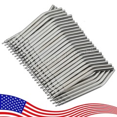 Dental Autoclavable Air Water Spray 3-Way Syringe Stainless Steel Nozzles Tips