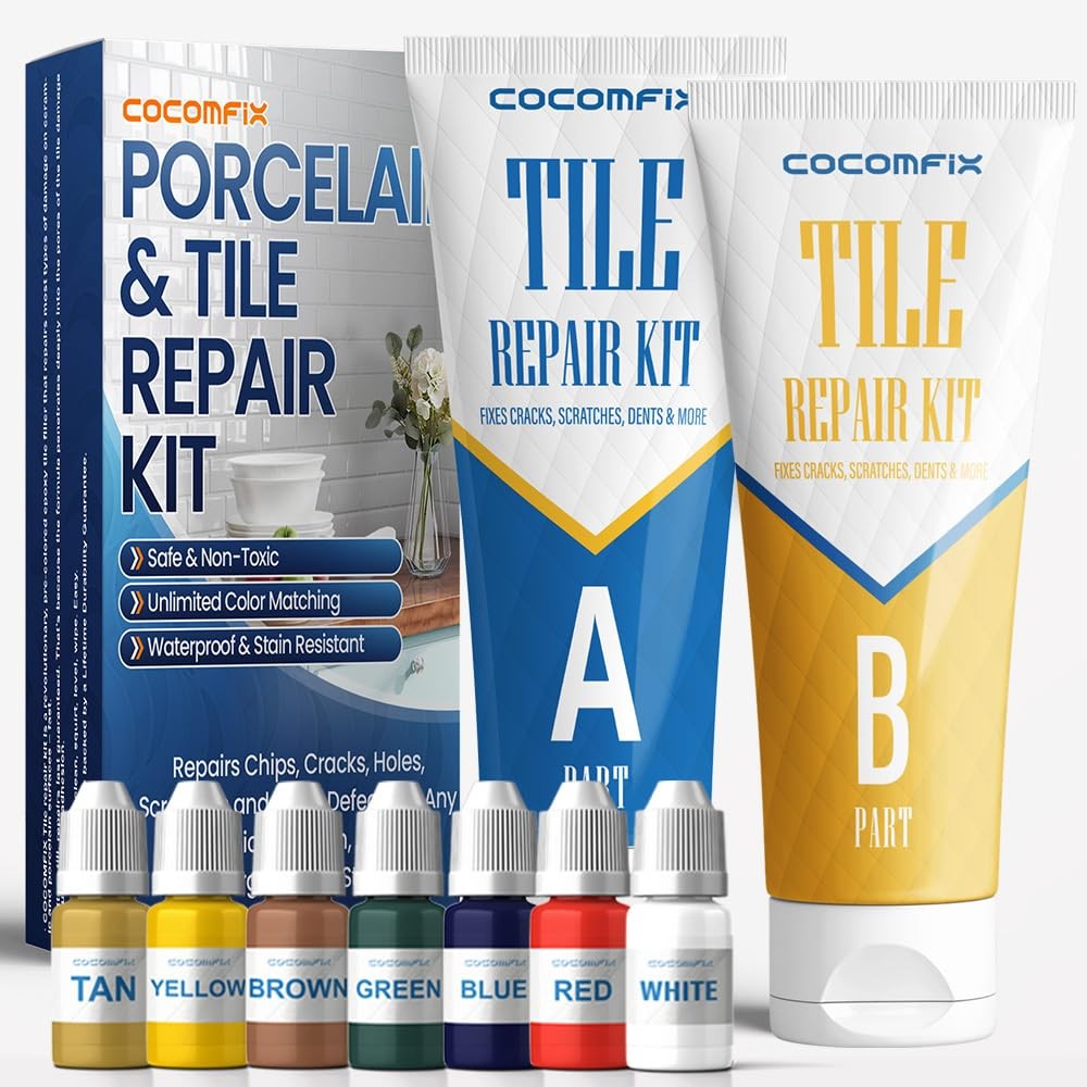 Tile Repair Kit, Ceramic Chips & Cracks No. 03 Color Match