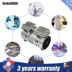 110V High Pressure Oilless Piston Compressor Vacuum Pump Double-Cylinder 550W