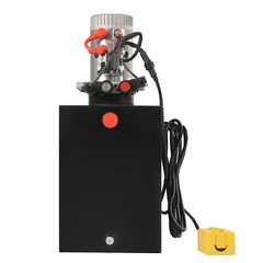 20 Quart double Acting Hydraulic Pump Dump Trailer Lift Unit Pack Power Unit USA