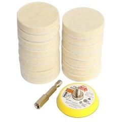 2 Inch Polishing Pad Buffing Wheel Set, Drill Polishing Kit for Metal Glass Ston