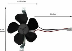 BRAND NEW SUPCO SM2248 FAN MOTOR W/ FAN BLADE 97012248