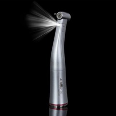 Dental Fiber Optic LED 1:5 Contra Angle Handpiece fit Electric Micro Motor