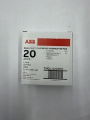10 PCS ABB/GE THQL1120PDF – 20Amp – 1 Pole – Dual Function Circuit Breaker