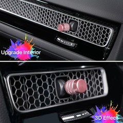 Car Interior Knob Cover Kit, Compatible with Honda Civic 2022-, CRV 2023-2026