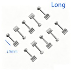Dental Orthodontic Crimpable Hook Long/Medium/Short Stainless Steel 10pcs/pack