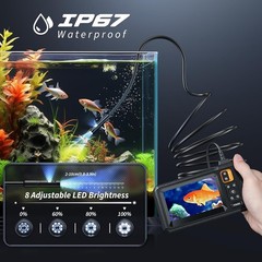 Endoscope Camera with Light, 1080P HD Borescope,Waterproof Snake Camera (16.5ft)