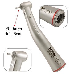 Dental Fiber Optic LED 1:5 Increasing Contra Angle Handpiece Quattro Water Spray