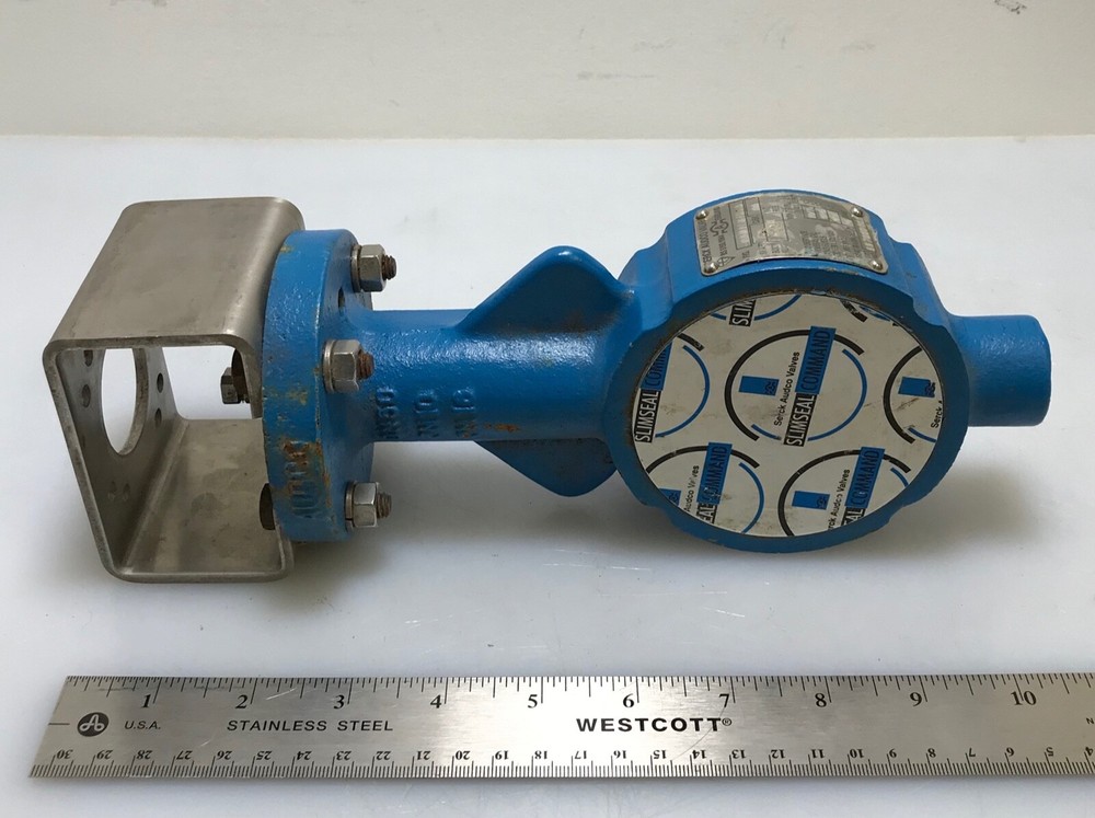 New Serck Audco Slimseal Butterfly Valve DN50 / PN10 / PN16 (Model # 0501BN4RSA)