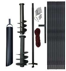 PWSAM WATER WELL DRILLING KIT HAND WELL AUGER DIY 3 – 55 FT + Bailer
