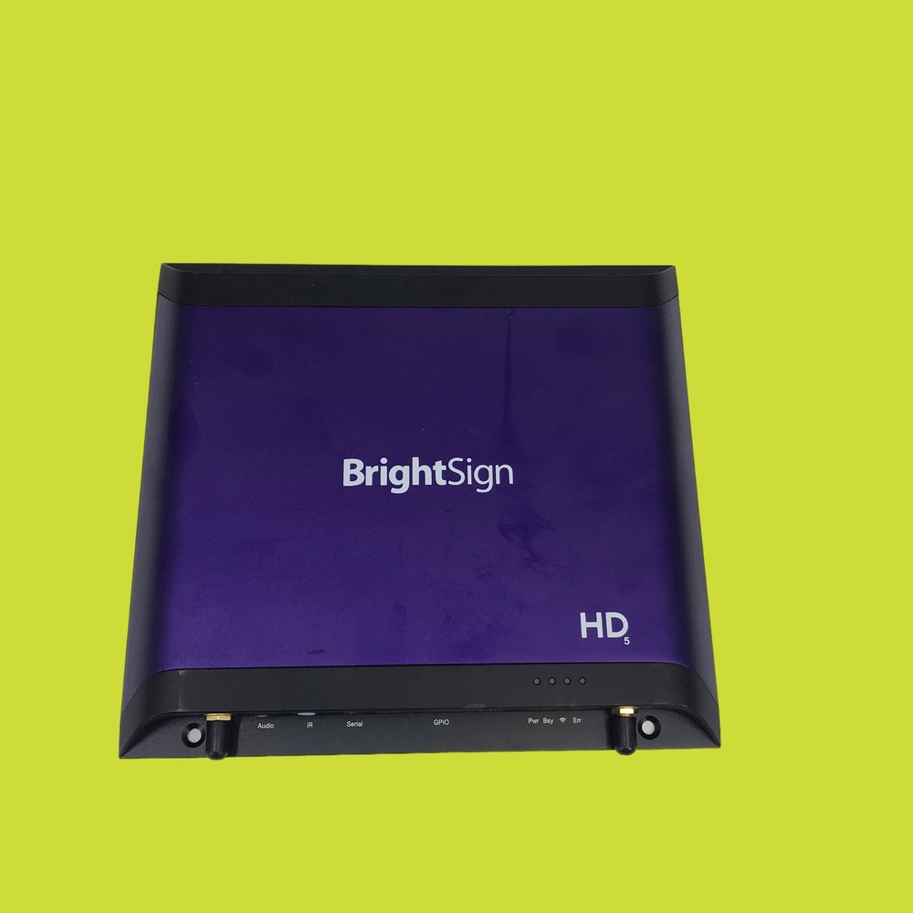 BrightSign Ultra HD HD1025 Digital Player 4K IP streaming #U2245
