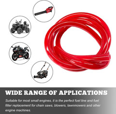 Colorful Fuel Line Hose Tube, 0.2 Inch 3.28 Feet Flexible Silicone Gas Line Petr