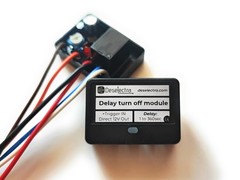 Car Positive negative Delay OFF Timer Module Adjustable 1–360s Direct 12V Output