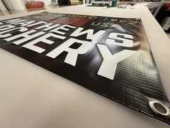Mathew’s Archery Sign 13oz Banner With Grommets 36” W X 24” H Made In The USA