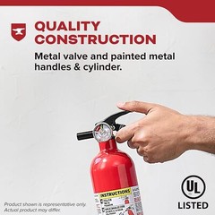 Kidde Mariner PWC Marine Fire Extinguisher 2lb Class B C for Boats Watercrafts