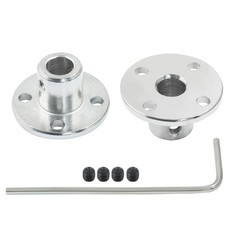 Luomorgo 4 Pcs 6mm/1/4 inch Metal Flange Shaft Coupling Rigid Flange Coupling…