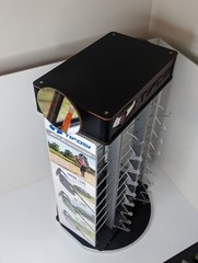 Tifosi Sunglasses Rotating Display w/Mirrors Holds 36 Pieces Counter Top Cycling