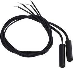 Magnetic Reed Proximity Sensor, Cylindrical Plastic Mounted, Pack 2
