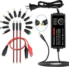 72W Power Supply Adjustable 3V ~ 24V Variable Universal Switching AC/DC Adapter