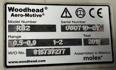 Woodhead Aero-Motive RB2 Balancer 0.5-0.9 Kg / 1-2 Lbs 5.2 ft Travel