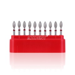 AZDENT Dental Diamond Burs Football/Fine #368-023F #379-023F Friction Grip