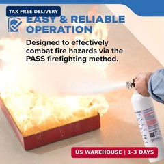 Kidde Mariner PWC Fire Extinguisher for Jet Skis, 5-B:C, KD57W-5BC | Coast Guard