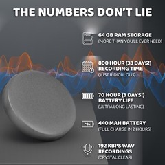 Spy Recorder Device | Secret Voice Recorder Device | Magnetic Mini Recorder NEW