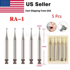 8 Types Dental Round Carbide Bur for Low Speed Latch Type RA 1# – 8# Burs USA