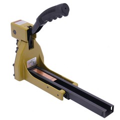 Carton Stapler w/100 Staples for Sealed Boxes, Cartons, Corrugated Cardboard