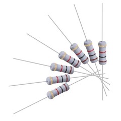 50Pcs Metal Oxide Film Resistor 1W 1 Watt Axial Lead 1K Ohm ±5% Tolerance