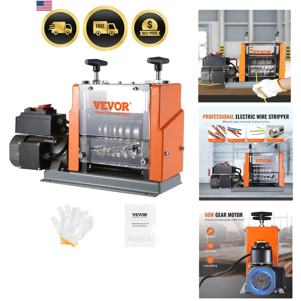 Electric Wire Stripping Machine, 0.06”-0.98” Automatic Wire Stripper Machin…