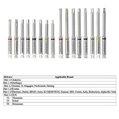 Universal Implant Screwdriver Hex Driver Hand Latch Dental Torque Wrench Adapter