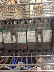 General Electric TED134030 3 Pole Circuit Breaker, Used