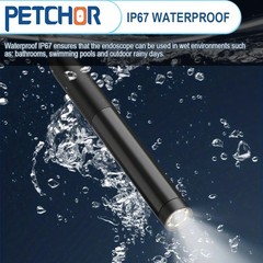 7.9mm Endoscope Camera with Light, 3 in 1 USB, Waterproof IP67, 6 LED Lights