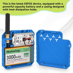 Heltec 915MHz ESP32 LoRa V3 Board OLED + 915MHz Antenna + Battery for Meshtastic